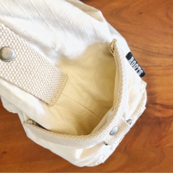 Roots Y2K Cream Neutral Tone Casual Festival Roomy Shoulder Bag. - Picture 7 of 14